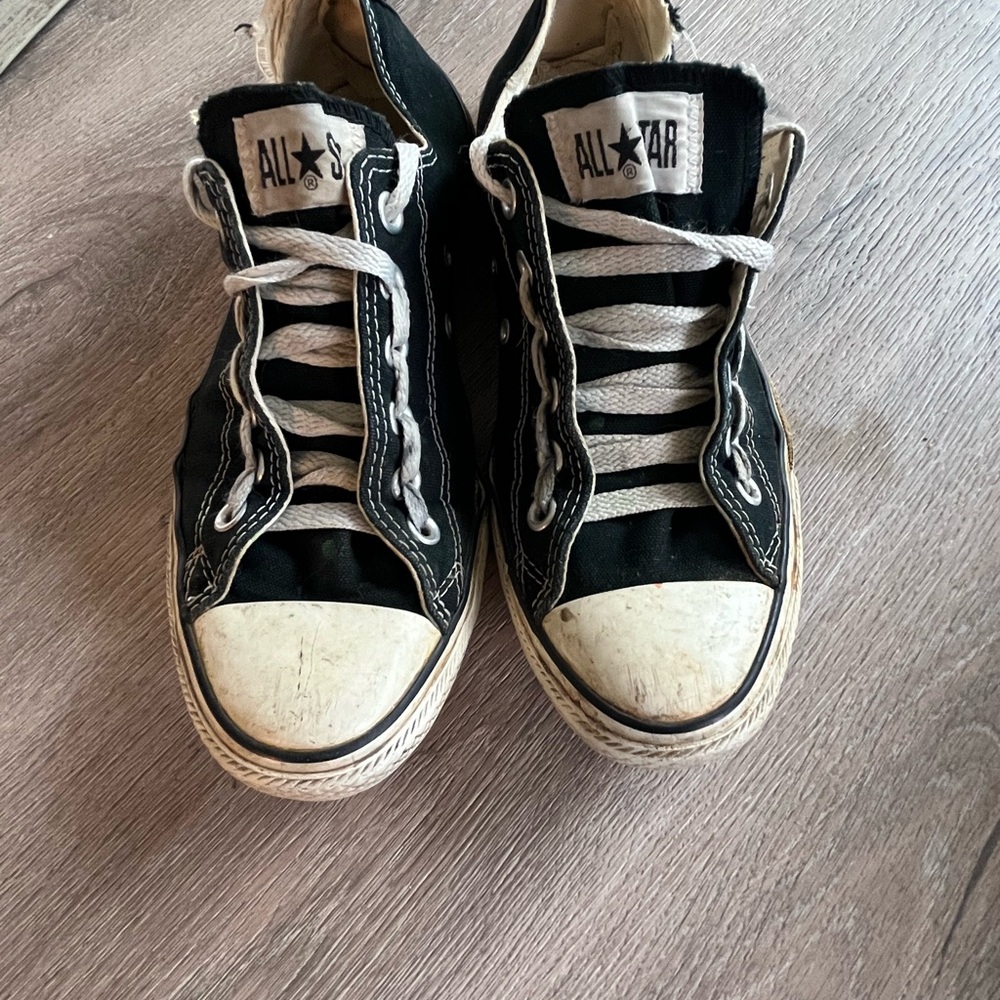 Black and White All Star Sneakers